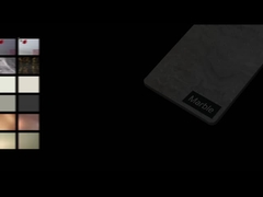 المهنية المخصصة تسليم سريع ضوء فاخر نمط الرخام الخيزران الفحم الألياف الخشبية القشرة