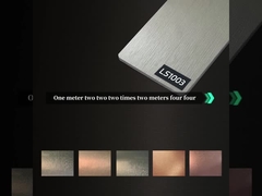 المنتجات المصنعة المباشرة المواد الزخرفية المعدن الخالي من الطلاء الخيزران الفحم الخشبي ألواح الفينير الخشبية