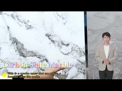 سهلة التثبيت الخيزران الفحم الزخرفي لوحات الحائط صفة عالية من ورق الرخام