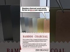 الجودة العالية للبيع الساخن الكربون الكريستال اللوحة المقاومة للنار الخيزران الفحم المعدني اللوحة الفنير