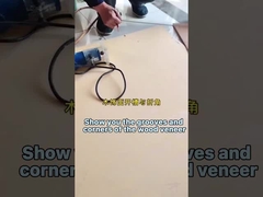 حفرة و انحناء الزوايا في لوحات الفنير الخشبية من الفحم الخشبية