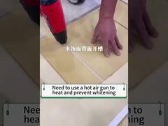 طقوس وتحريك الزوايا من ألواح الفينير الخشبية