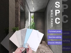 لوحة الحائط SPC لوحة الرخام ورقة الحجر البلاستيكية لوحة الصخر المضغوطة حمام دش لوحة مقاومة للماء