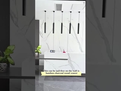 سعر المصنع 8 ملم عازل للماء الرخام الخيزران الفحم الخشب