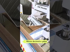 بيئة صديقة الداخلية الخيزران الفحم المرآة ألواح الحائط PVC المرآة الخشب القشرة