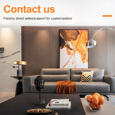 5 / 8mm Thickness Bamboo Charcoal Wood Veneer PVC Carbon Crystal Wallboard