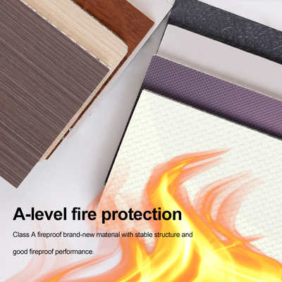 New Design Bamboo Charcoal Wood Veneer Waterproof And Moisture-proof Interior Decoration Board For Corridor Ceilings