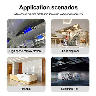 Hot Sell 8mm Bamboo Charcoal Wall Panels PVC Wall Panels Fire-resistant Interior Decoration Materials For Corridor Ceilings