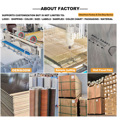 Indoor Carbon Crystal Plate Marble Wpc Cladding Wall Panels Boards PVC Filmed Bamboo Charcoal Wall Panel