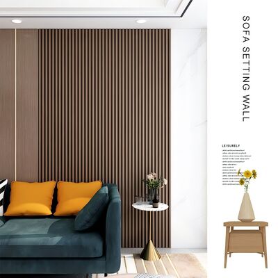 Hot Sale WPC Wall Panel Wood Plastic Composite Fluted Slat Sheet Eco-friendly Board for Interior
