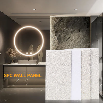 إدراج جديد: لوح حائط SPC مقاوم للماء ومثبط للهب بحجم 600x2440x4 مم - ألواح ديكور داخلية صديقة للبيئة لجدار الخلفية
