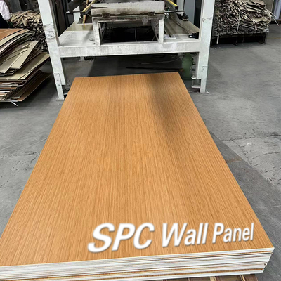 لوحات الحائط الشائعة من تصميم SPC مقاومة للرطوبة المقاومة للارتداء لوحات الحائط الحمام الصديقة للبيئة لوحات ديكور داخلية للفندق