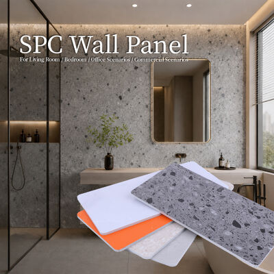 لوحة الحائط SPC مجلس الحمام لوحة الرخام الكريستالي المرحاض لوحة الحائط المقاومة للماء